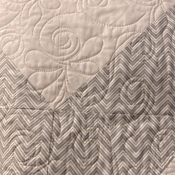 Handmade Chevron Quilt - Picture 3 of 3